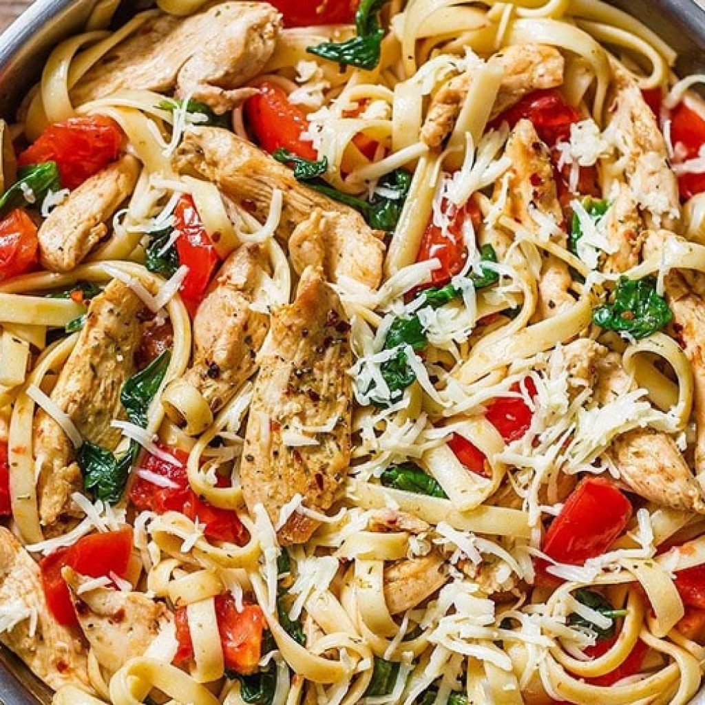 طرز تهیه چیکن پاستا